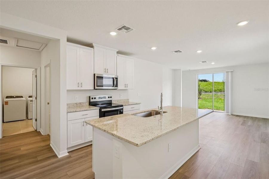 Furnished interior view inside a new home in Hamilton Bluff - Classic Series, Lake Hamilton (Image 5).