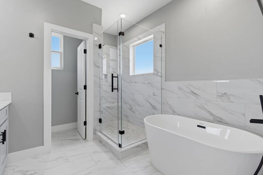 Furnished interior view inside a new home in , Houston (Image 18).