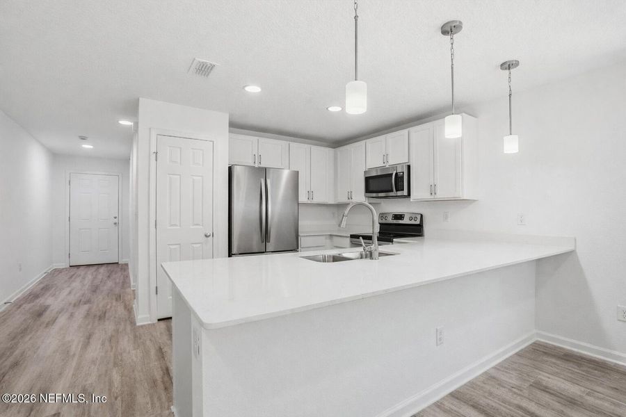 Furnished interior view inside a new home in , Jacksonville (Image 8).