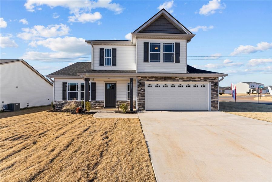 Representative exterior photo of a completed home built from the Sumter by Enchanted Homes in Lonesome Dove, San Antonio, TX (Image 32).
