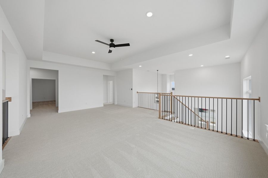 Spacious, unfurnished interior of a new home in Park Place - 80' Lots, Prosper (Image 33). Spacious, unfurnished interior of a new home in Park Place - 80' Lots, Prosper (Image 33).