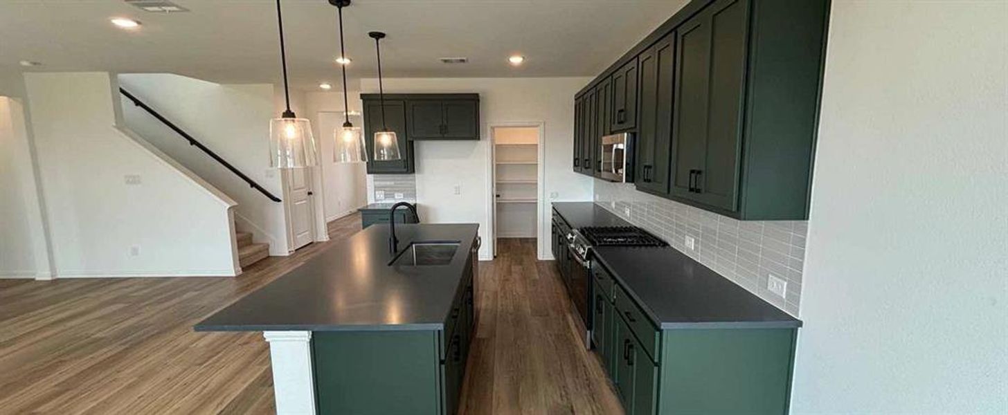 Kitchen Construction Progress featuring the Rosemary Collection