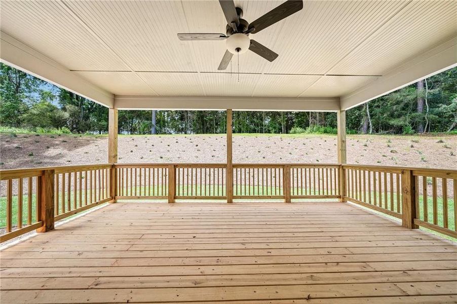 Exterior details and patio area of a home in Steeplechase, Hoschton (Image 28).