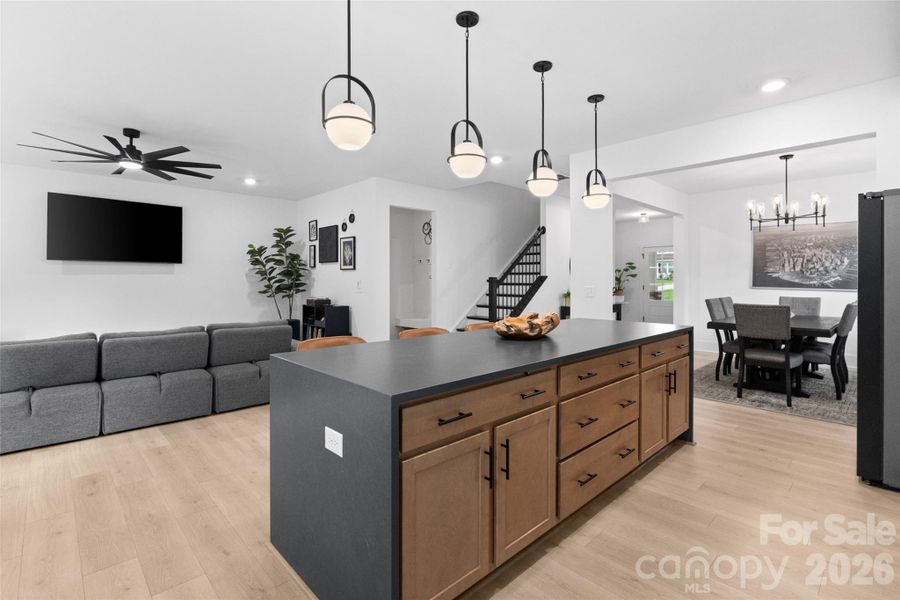 Furnished interior view inside a new home in , Statesville (Image 15).