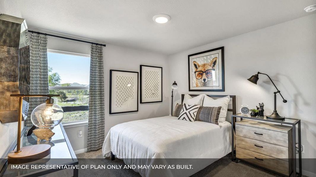 Furnished interior view inside a new home in Prairie Lakes, Buda (Image 7).
