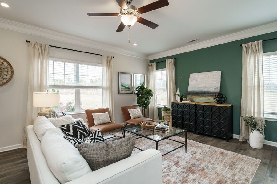 *This is a marketing photo. Modeled version of the McGinnis floor plan.* *This is a marketing photo. Modeled version of the McGinnis floor plan.*