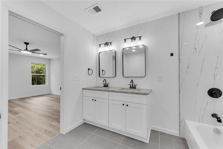 Furnished interior view inside a new home in , Ellenwood (Image 10).