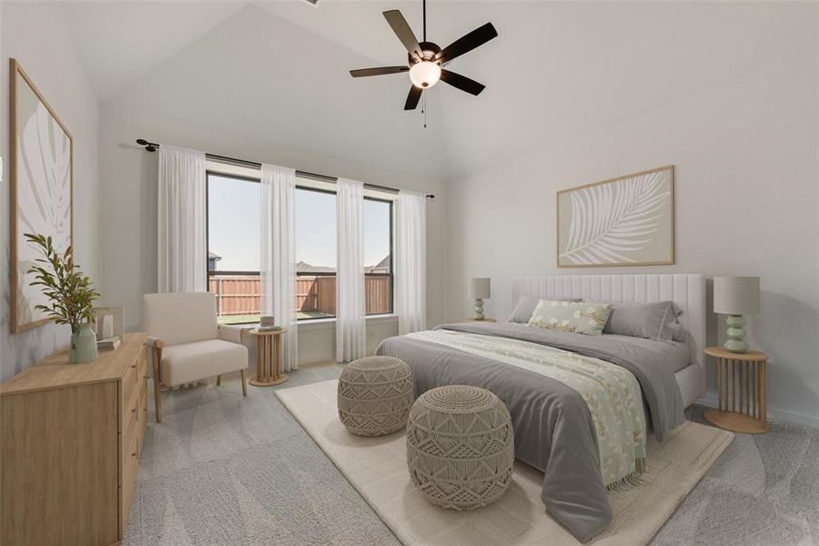 Furnished interior view inside a new home in Inspiration - Paradise Village, Wylie (Image 15). Furnished interior view inside a new home in Inspiration - Paradise Village, Wylie (Image 15).