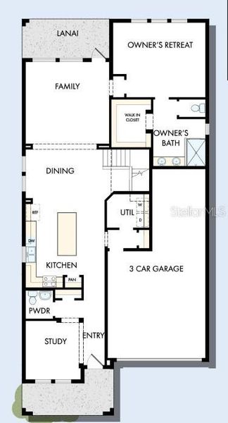 2D floor plan layout of this home in Eastlyn, Bradenton, FL (Image 2). 2D floor plan layout of this home in Eastlyn, Bradenton, FL (Image 2).
