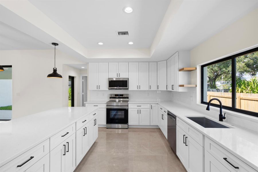 Furnished interior view inside a new home in , Fort Pierce (Image 17). Furnished interior view inside a new home in , Fort Pierce (Image 17).