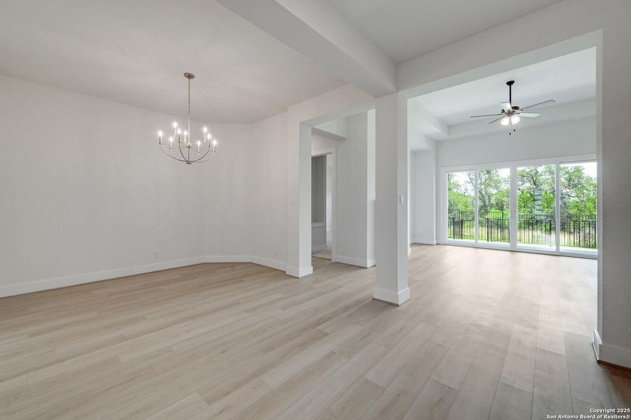 Spacious, unfurnished interior of a new home in The Grove at Vintage Oaks, New Braunfels (Image 22).