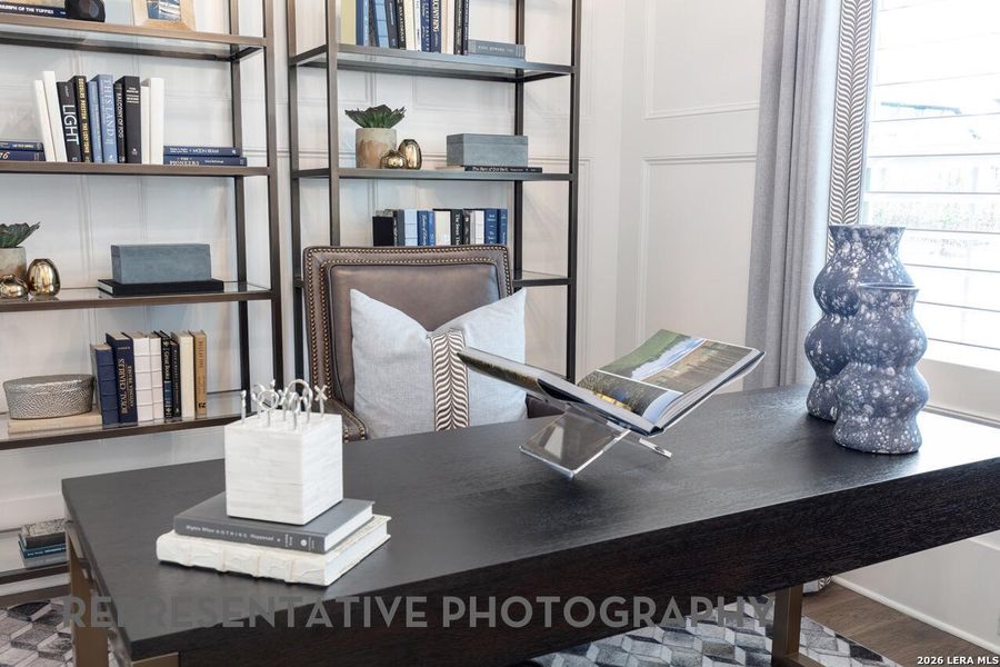 Furnished interior view inside a new home in La Cima, San Marcos (Image 6).