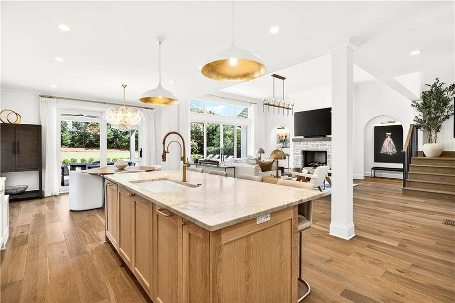 Furnished interior view inside a new home in , Atlanta (Image 30).