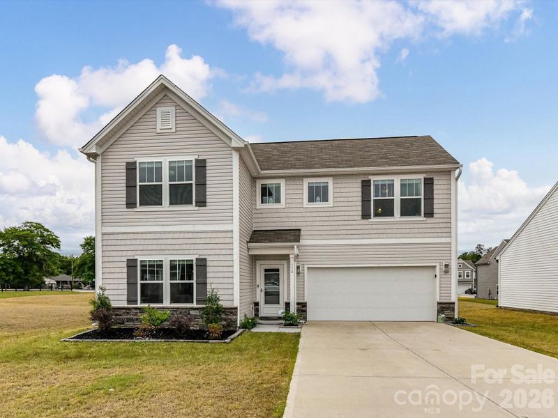 Front exterior of a new home in , Pageland, SC, highlighting curb appeal (Image 22).
