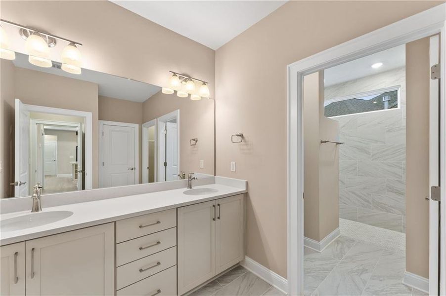 Furnished interior view inside a new home in The Courtyards at Redbud Lane, Holly Springs (Image 7).