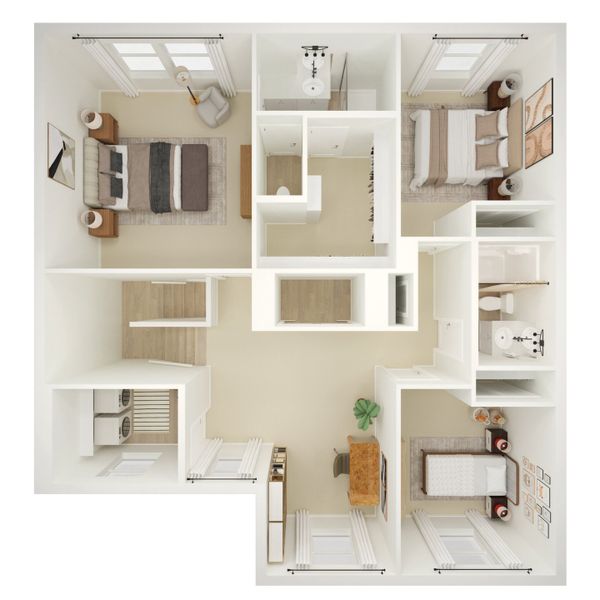 Image 14 representing the Magdalena by K. Hovnanian® Homes in The Lakes at New Riverside, Bluffton, SC.