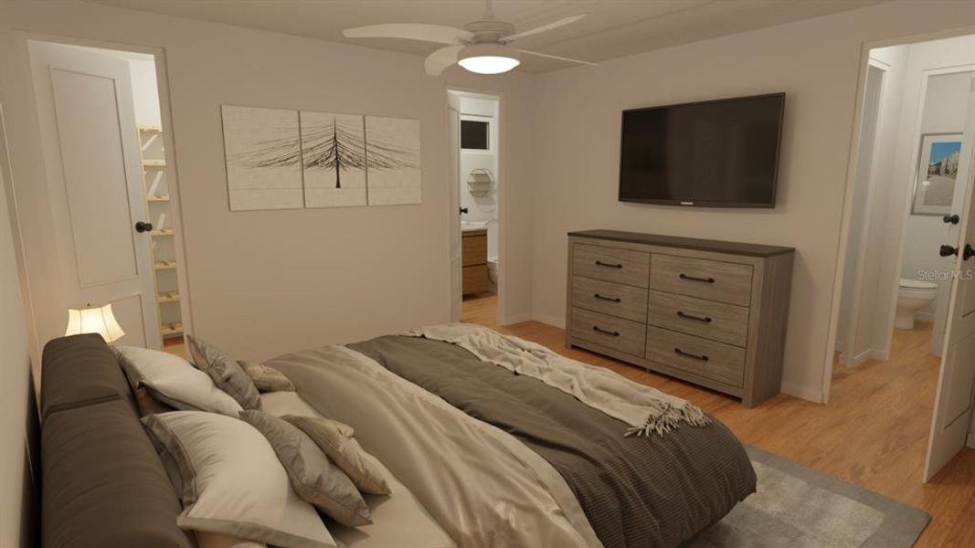 Furnished interior view inside a new home in , Palm Bay (Image 12). Furnished interior view inside a new home in , Palm Bay (Image 12).