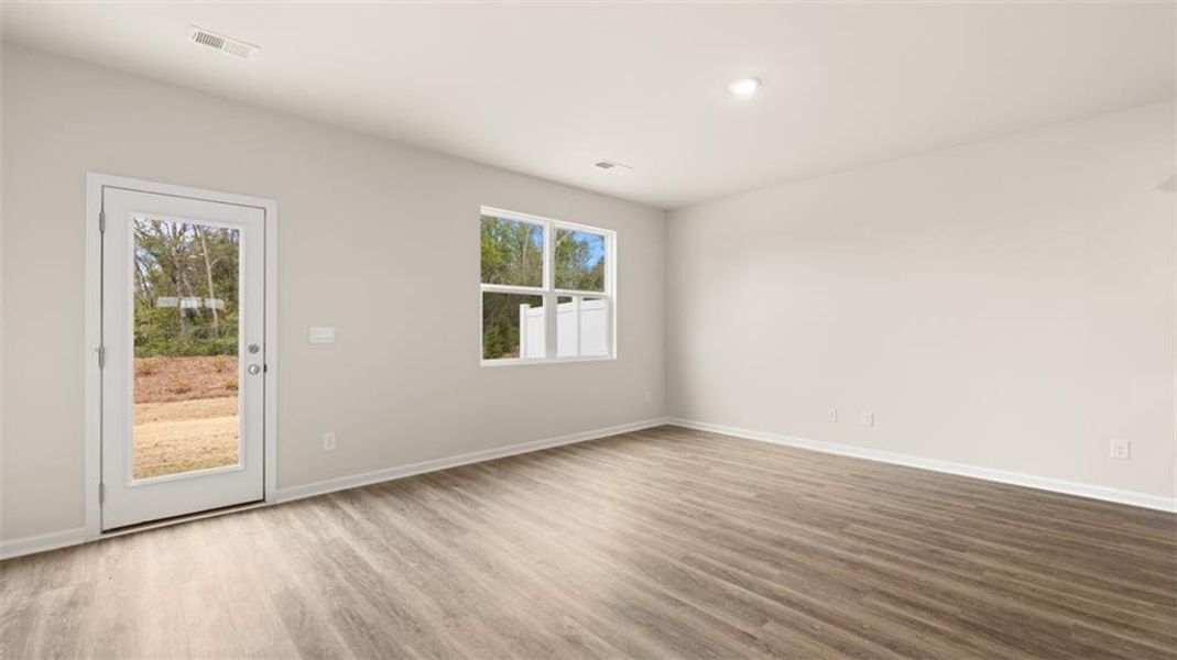 Spacious, unfurnished interior of a new home in The Gables at Agricultural Village, Perry (Image 20).