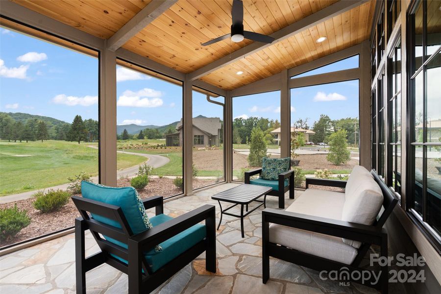Furnished interior view inside a new home in , Waynesville (Image 2).