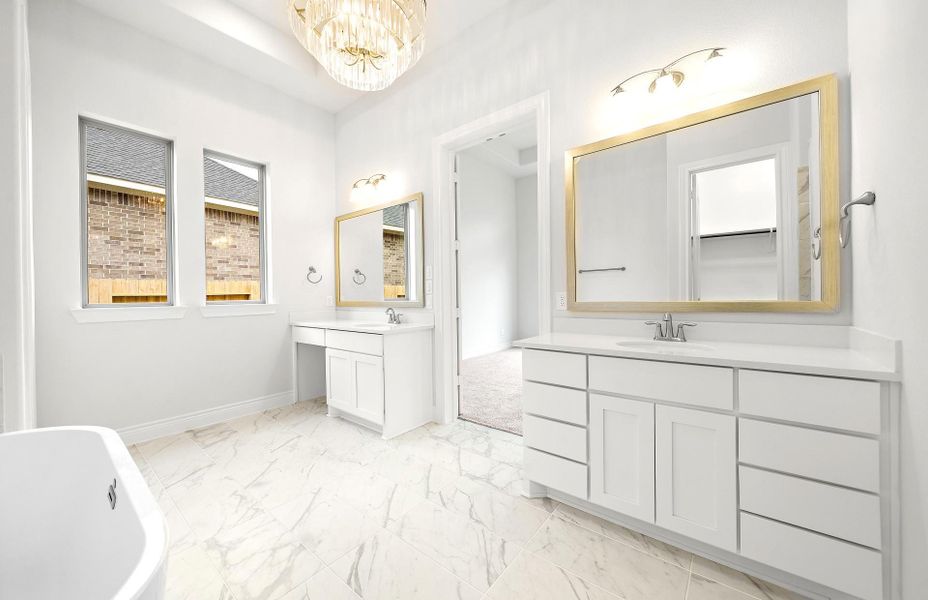 Furnished interior view inside a new home in Audubon 60', Magnolia (Image 16). Furnished interior view inside a new home in Audubon 60', Magnolia (Image 16).