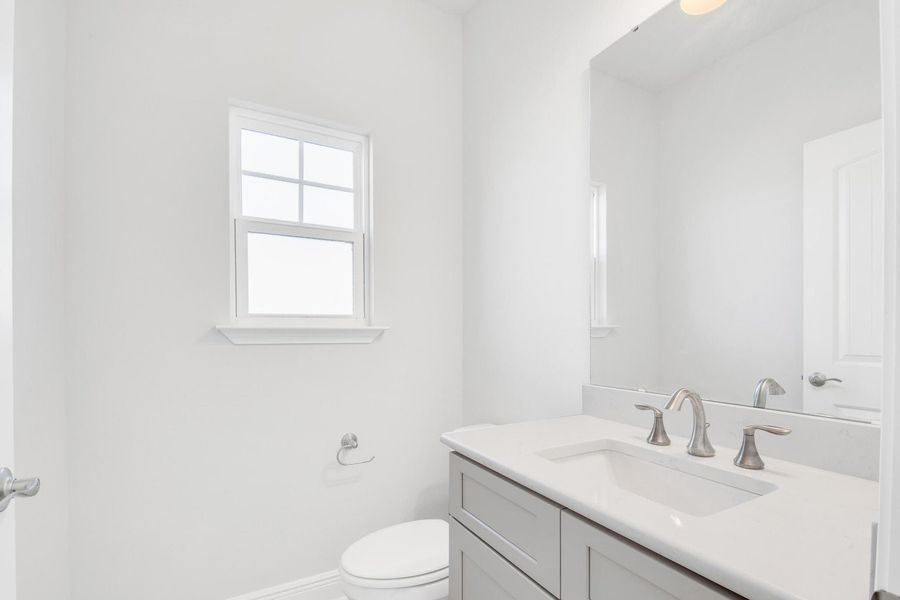 Furnished interior view inside a new home in The Bluffs at Lafayette, Freeport (Image 7).