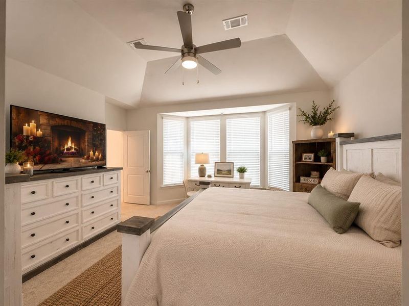Furnished interior view inside a new home in Bel Air Village, Sherman (Image 9). Furnished interior view inside a new home in Bel Air Village, Sherman (Image 9).