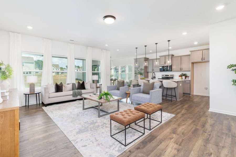 Furnished interior view inside a new home in Benson Village, Benson (Image 11). Furnished interior view inside a new home in Benson Village, Benson (Image 11).