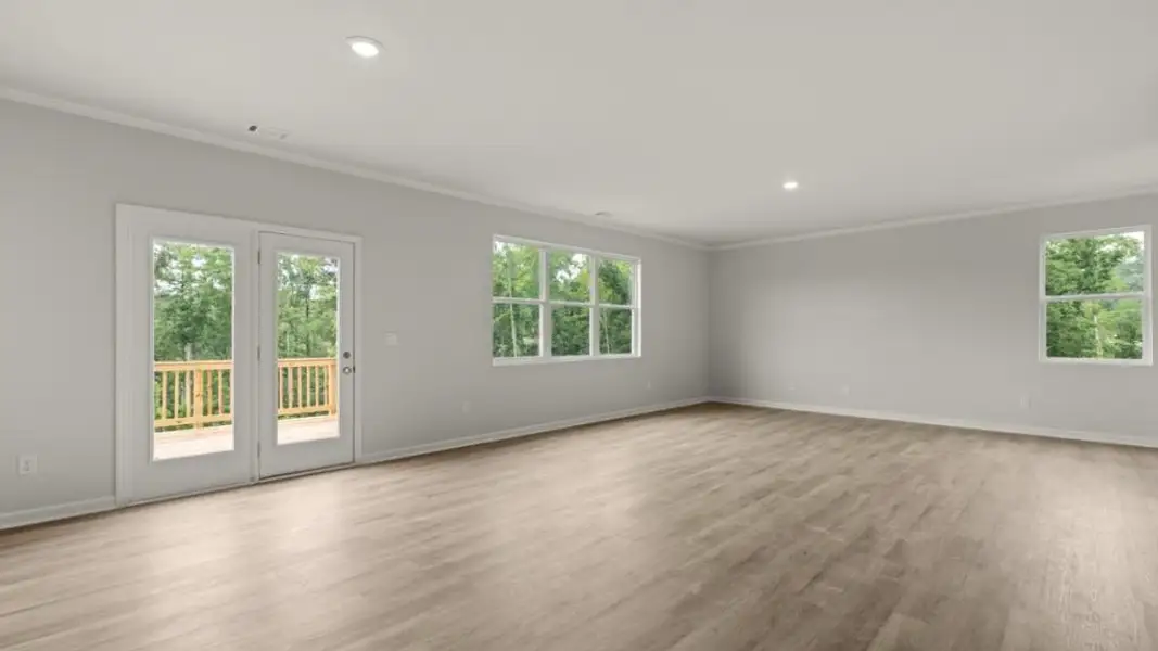 Spacious, unfurnished interior of a new home in Sheffield Highlands, Dallas (Image 34). Spacious, unfurnished interior of a new home in Sheffield Highlands, Dallas (Image 34).