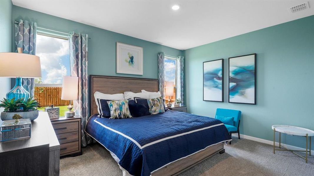 Furnished interior view inside a new home in Lankford Farms, Cleburne (Image 27).