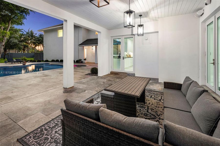 Furnished interior view inside a new home in , Palmetto Bay (Image 25).