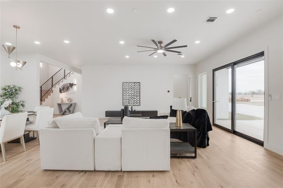 Furnished interior view inside a new home in , Red Oak (Image 11).