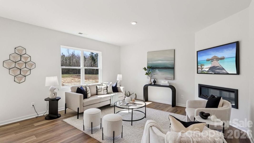 Furnished interior view inside a new home in Stanton, Richburg (Image 3).