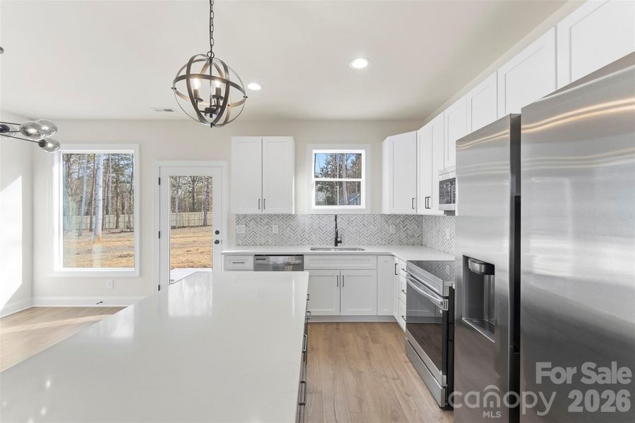 Furnished interior view inside a new home in , China Grove (Image 10).