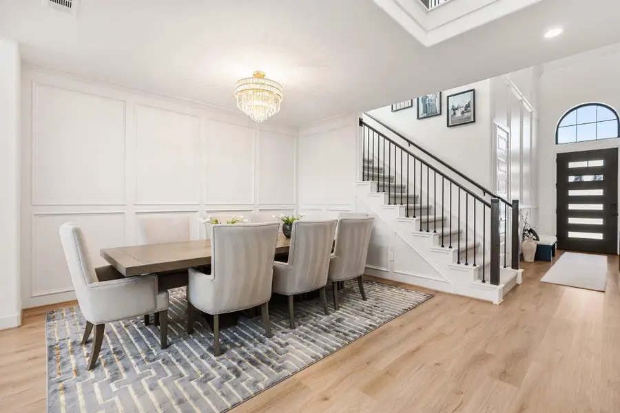 Furnished interior view inside a new home in , Richmond (Image 7). Furnished interior view inside a new home in , Richmond (Image 7).