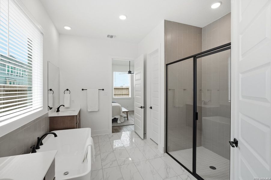 Furnished interior view inside a new home in Prominence Urban, San Antonio (Image 7). Furnished interior view inside a new home in Prominence Urban, San Antonio (Image 7).