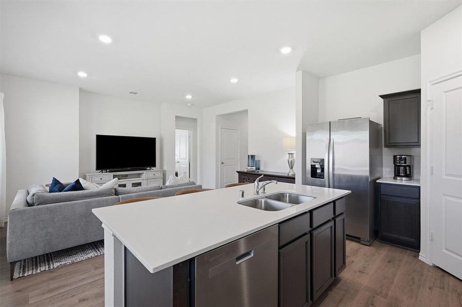 Furnished interior view inside a new home in Three Oaks, Sherman (Image 17).