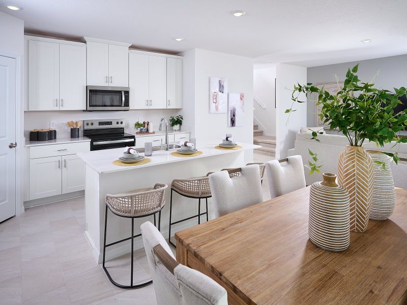 Furnished interior view inside a new home in Wynnstone - Classic Series, Davenport (Image 3).