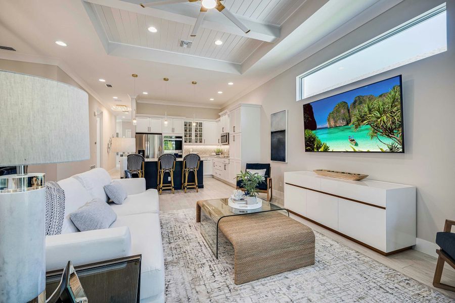 2D floor plan layout for the Beacon by GHO Homes in The Falls at Grand Harbor, Vero Beach, FL (Image 90). 2D floor plan layout for the Beacon by GHO Homes in The Falls at Grand Harbor, Vero Beach, FL (Image 90).