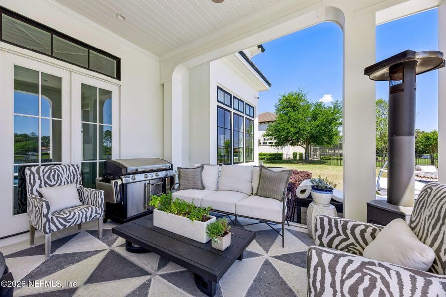 Exterior details and patio area of a home in , Jacksonville (Image 29).