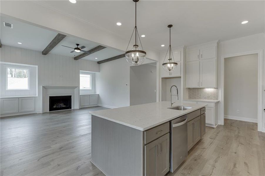 Furnished interior view inside a new home in , Cumming (Image 18).