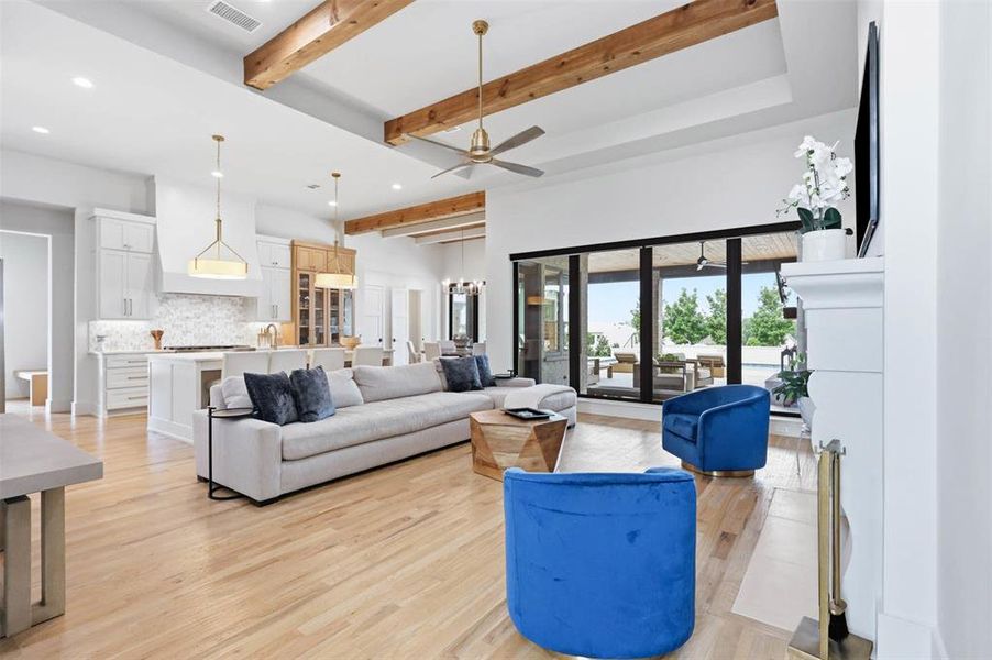 Furnished interior view inside a new home in , Heath (Image 28).