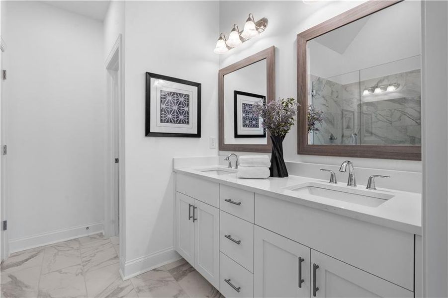 Furnished interior view inside a new home in Waterhaven, Cumming (Image 21).