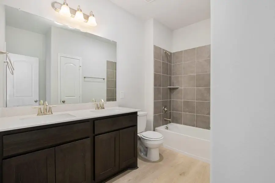 Furnished interior view inside a new home in , Bay City (Image 12). Furnished interior view inside a new home in , Bay City (Image 12).