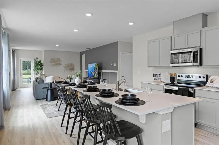 Furnished interior view inside a new home in Cascades, Davenport (Image 15). Furnished interior view inside a new home in Cascades, Davenport (Image 15).