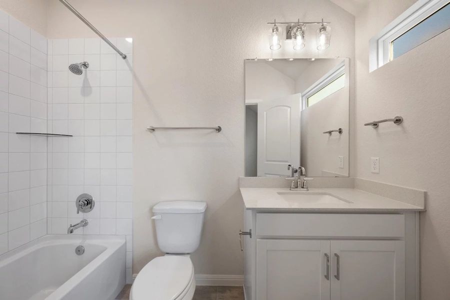 Furnished interior view inside a new home in Cannon Ranch, Dripping Springs (Image 15).