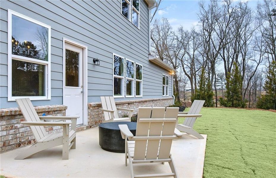 Exterior details and patio area of a home in Anderson Point Estates, McDonough (Image 3). Exterior details and patio area of a home in Anderson Point Estates, McDonough (Image 3).