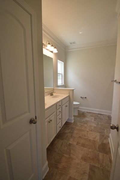 Representative furnished interior of a home built from the Ellerbe by Keystone Homes NC in Sullivans Reserve, Walkertown (Image 15).