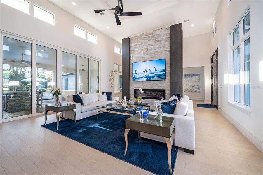 Furnished interior view inside a new home in , Montverde (Image 34). Furnished interior view inside a new home in , Montverde (Image 34).