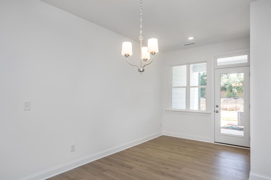 Spacious, unfurnished interior of a new home in Enclave at Traditions Townhomes, Wake Forest (Image 13).