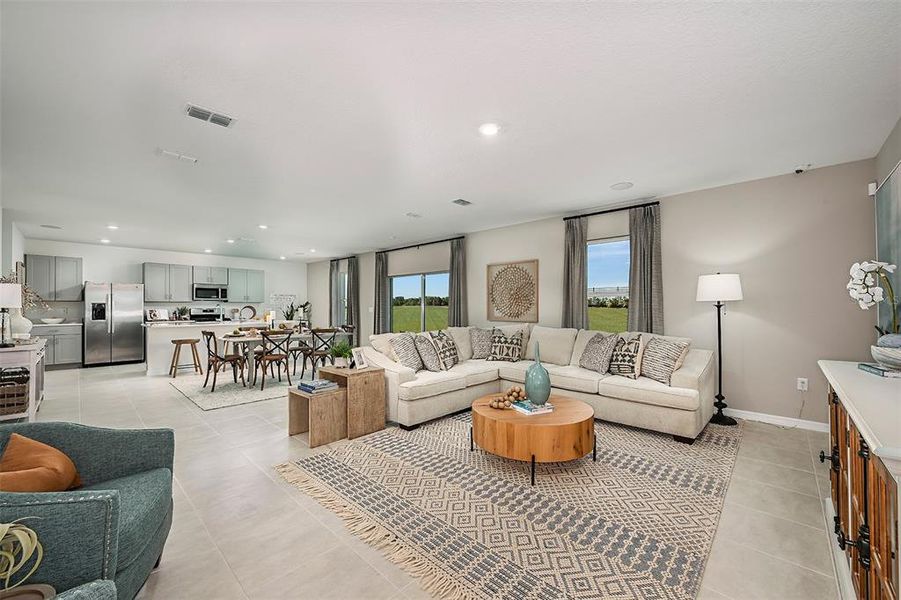 Furnished interior view inside a new home in Waterstone, Groveland (Image 33).